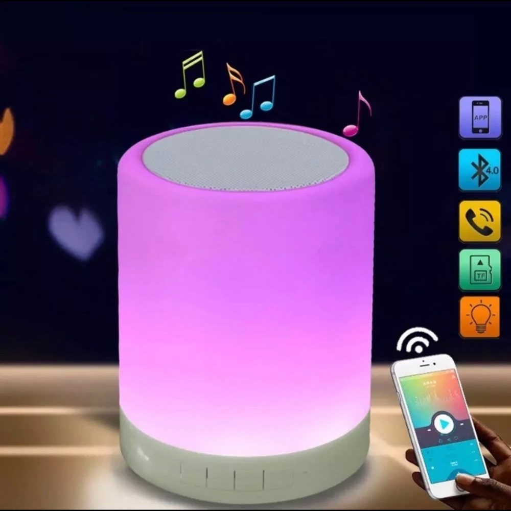 Portable Wireless Bluetooth Color Changing Speaker - Picture 1 of 5
